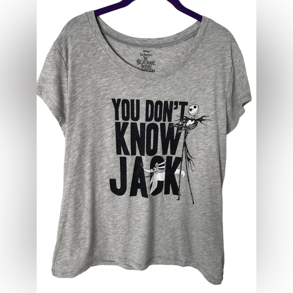 Disney The Nightmare Before Christmas Graphic Tee “You Don’t Know Jack” Sz XXL